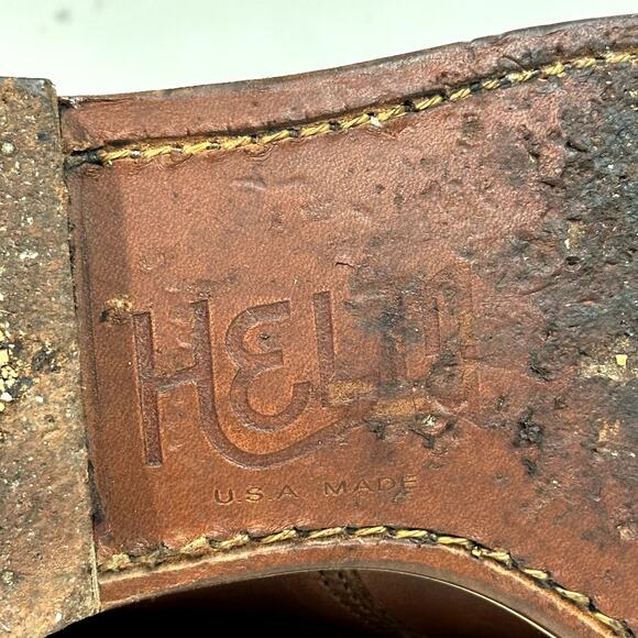 VERY GOOD Rancourt & Co. x Helm Sam Boot Ray-Ray Horween Cone Denim USA 11 D main image 4